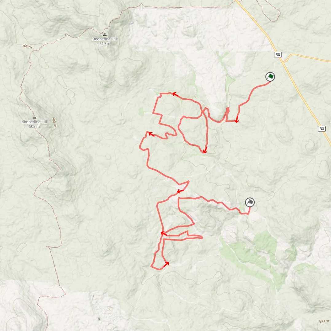 map of rally stage bunnings